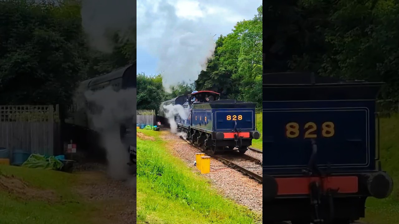 Two Steam Locomotives Top and Tail on the Spa Valley Railway