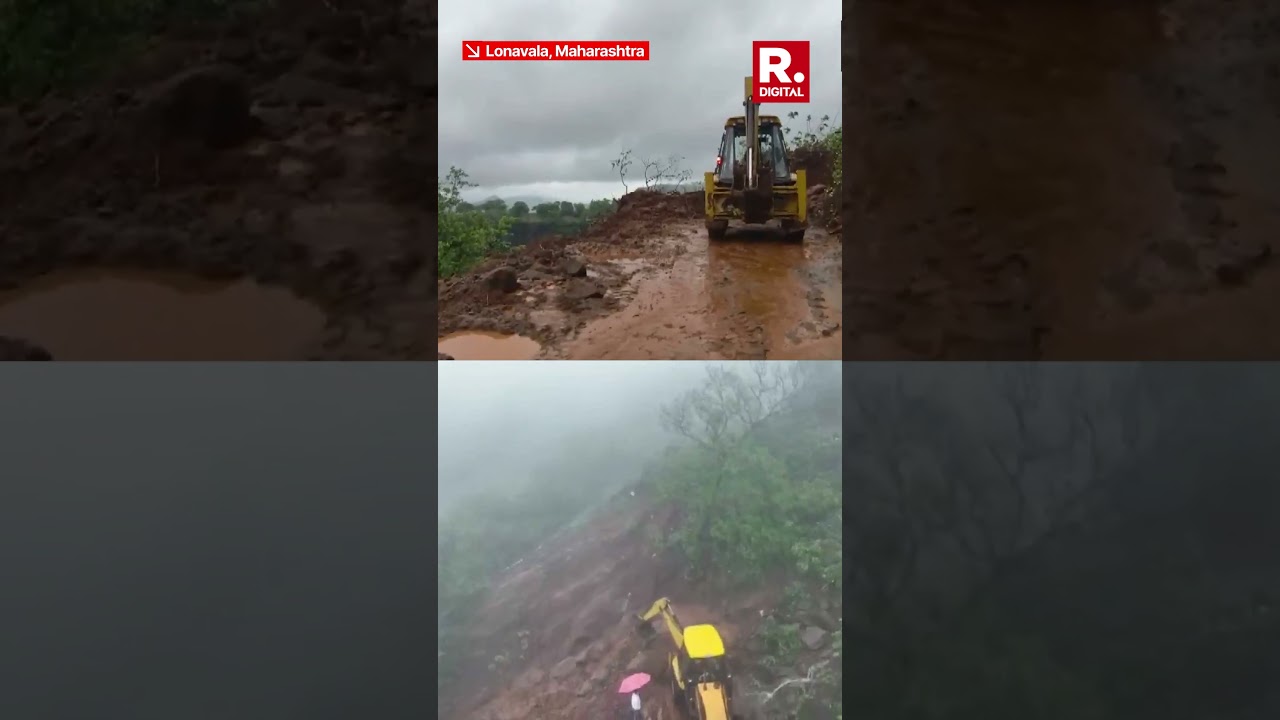 Lonavala Landslide! Road To Rajmachi Fort Blocked By Heavy Rain