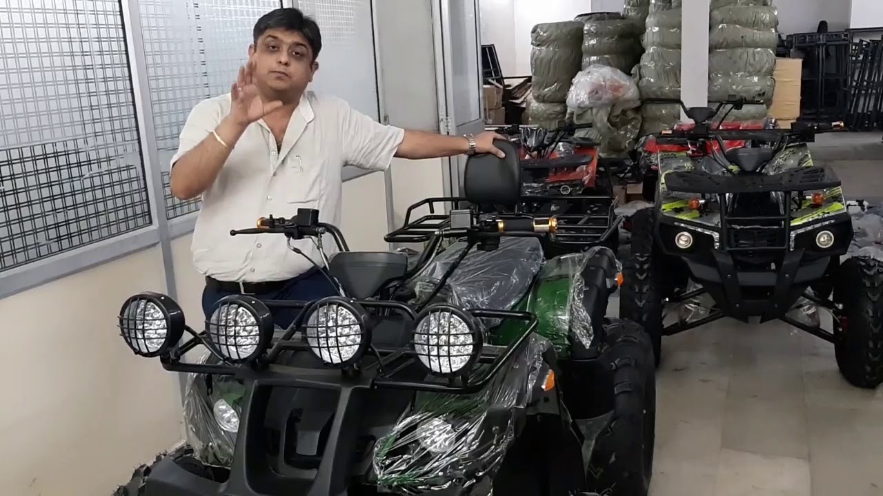 New Colour of ATV Bike 200cc Price in INDIA || ATV Quad Bike Ridding of 300cc off-roading in India