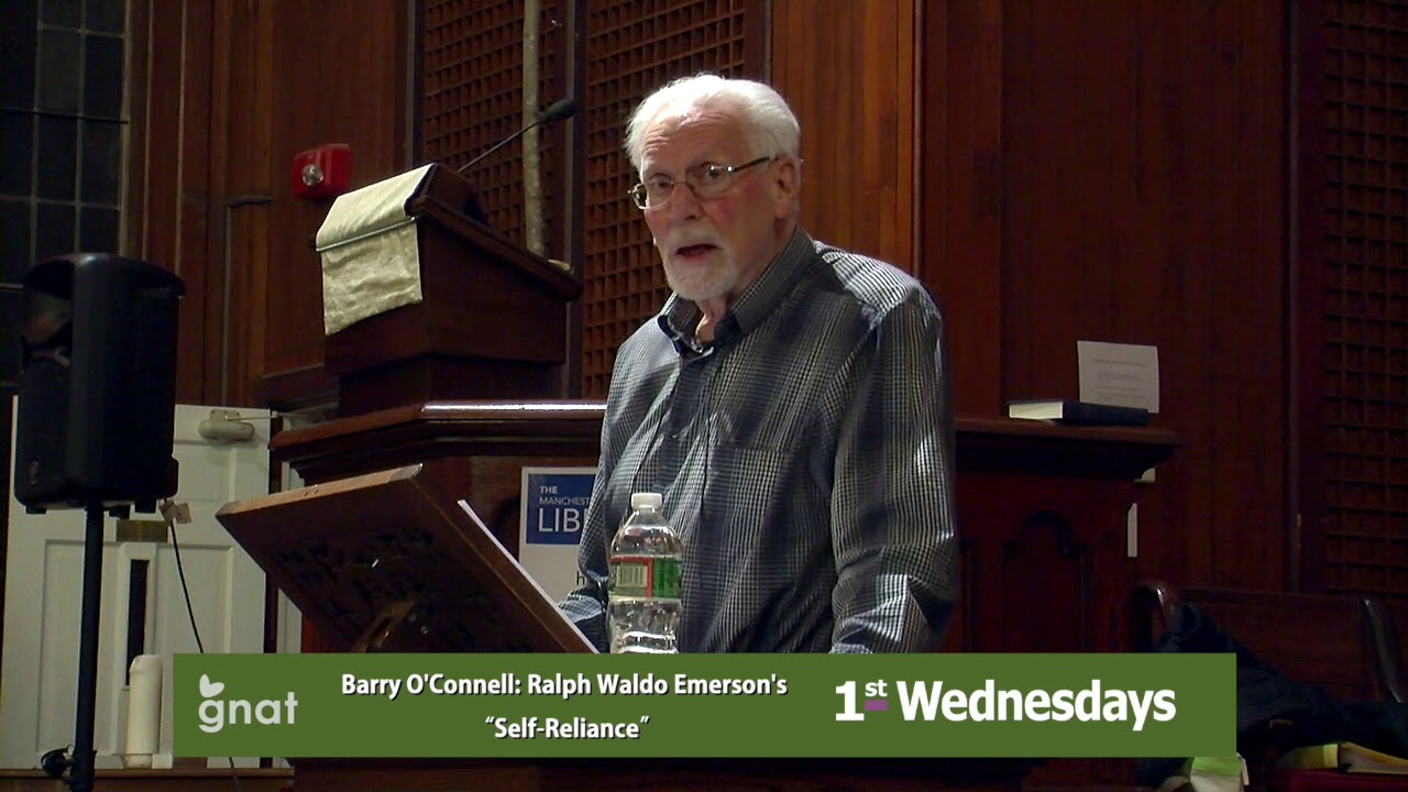 1st Wednesdays: Barry O'Connell: Ralph Waldo Emerson's  &ldquo;Self-Reliance&rdquo;