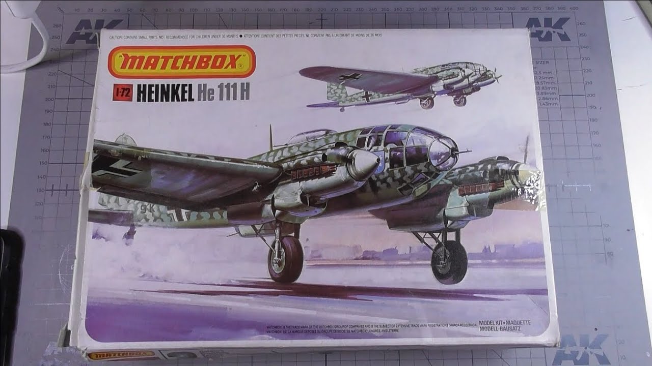 Heinkel He-111H 1:72  Matchbox - Retro Unboxing