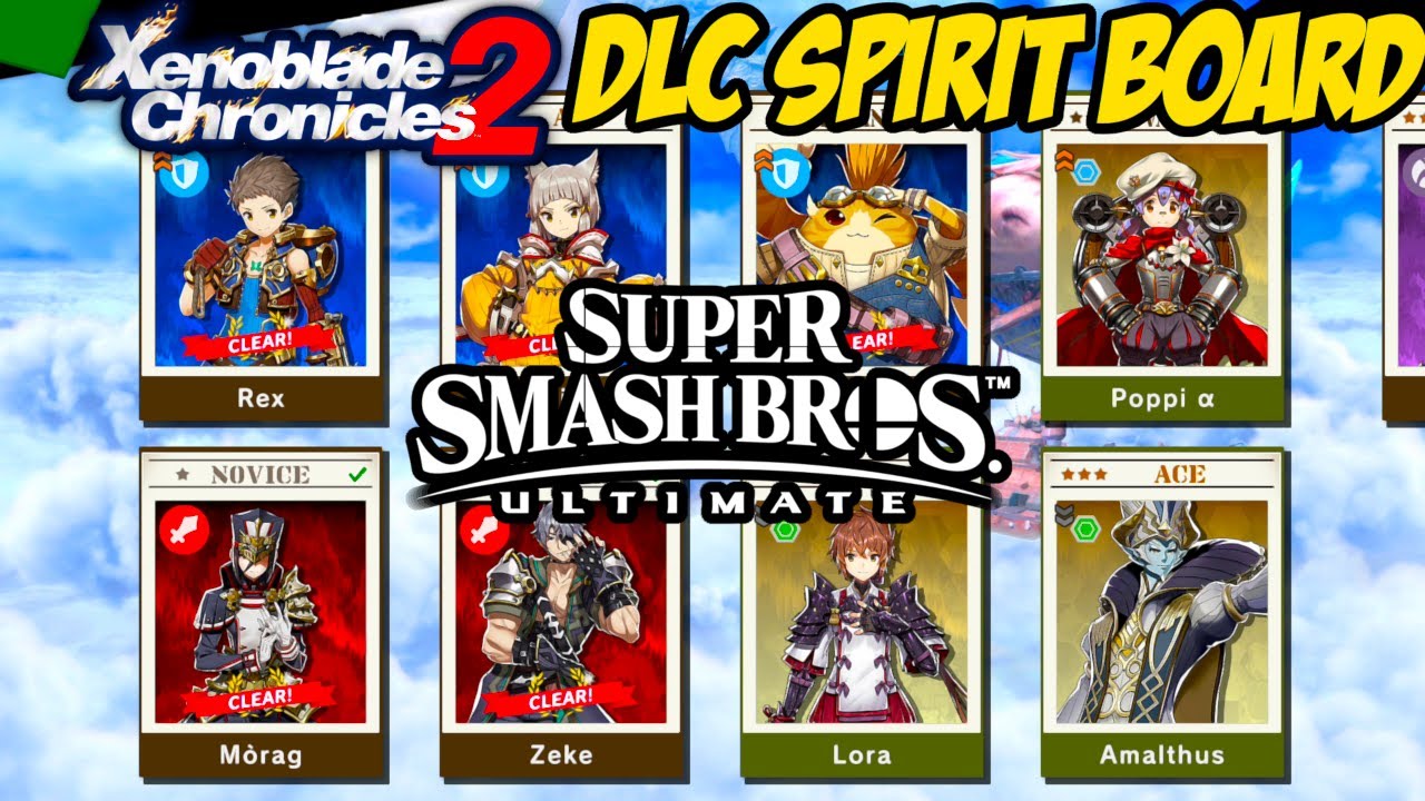 All XENOBLADE CHRONICLES 2 DLC Spirit Board Battles | Super Smash Bros. Ultimate