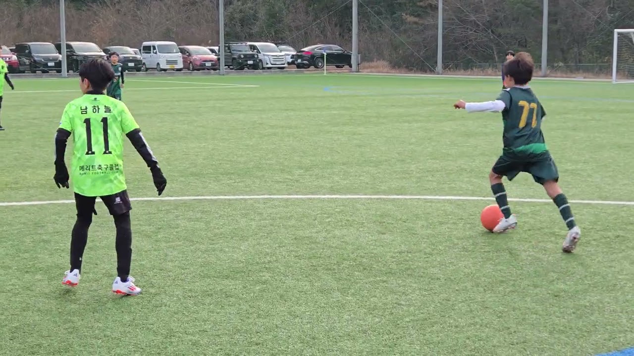 일본전지훈련 2일차 메리트FC vs Greenwave G 후반전