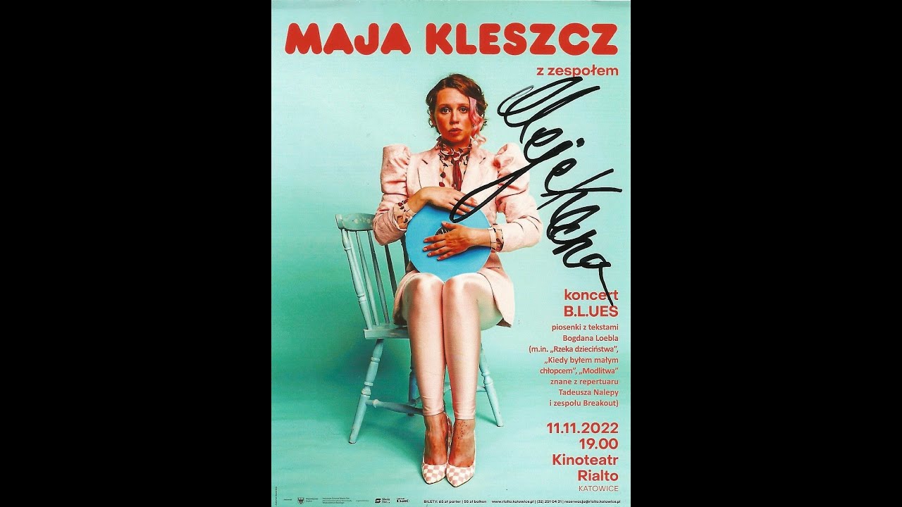 Liście zabrał wiatr - Maja Kleszcz w kinoteatrze Rialto, Katowice.