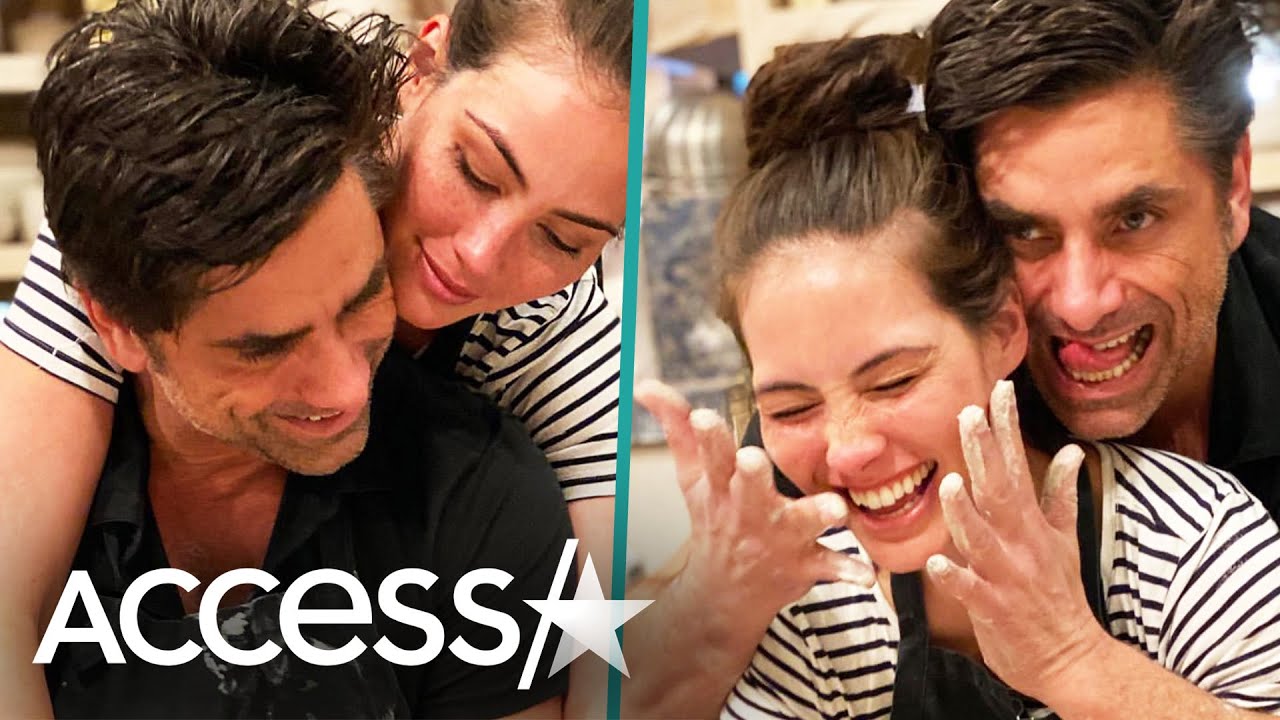 John Stamos Recreates Romantic 'Ghost' Pottery Scene With Wife Caitlin On 2nd Wedding Anniversary