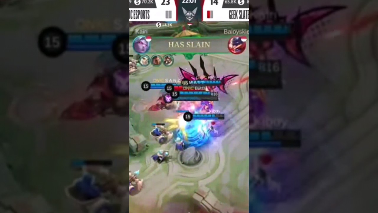 EPIC COMEBACK IS REAL.!! ONIC ESPORTS VERSUS GEEK SLATE. GAME 2.  @chiaraazizah