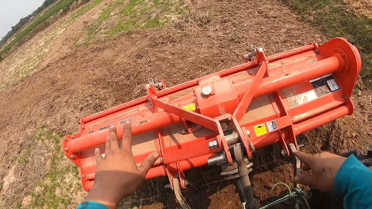 ปั่นนาท่าเดียวครบจบหลักสูตร แบบอั๋นรถไถซิ่ง | Kubota L5018
