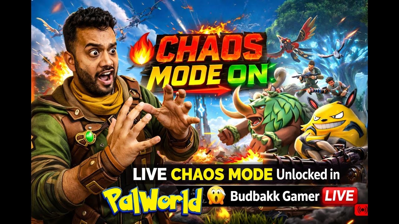 🔥 CHAOS MODE ON in Palworld LIVE! 😱 Pal Army Attack & Base Defense | Budbakk Gamer