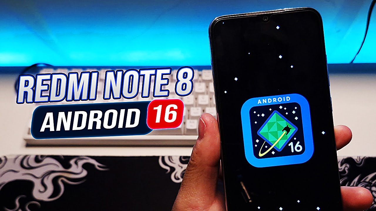 Transformei Meu REDMI NOTE 8 com o NOVO ANDROID 16! 😱