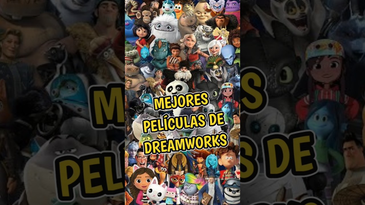 TOP 10  PEL&Iacute;CULAS DE DREAMWORKS #2025 #peliculas #premios #cine #dreamworks  #top #animacion #fyp