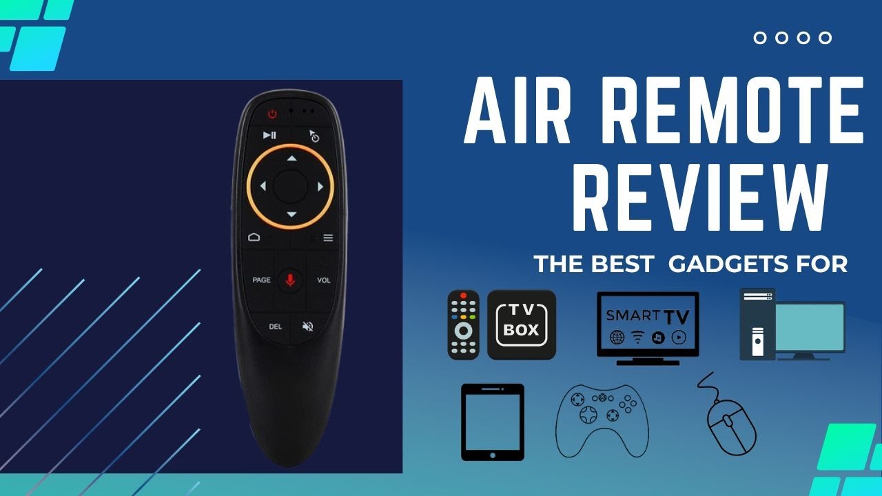 Air Mouse Remote For Smart TV Unboxing & Review| Air Mouse How To Pair | Best Gyro Remote Android TV