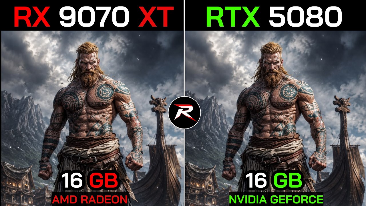 RX 9070 XT VS RTX 5080 TEST IN 18 GAMES