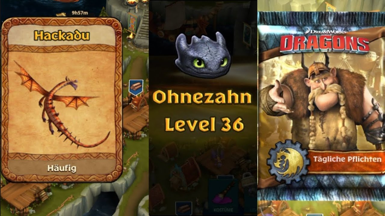 Ohnezahn / Hackadu / Tägliche Pflichten - Dragons : Aufstieg von Berk[ 