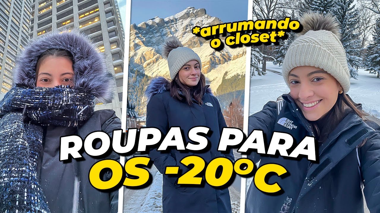 INVERNO no CANADÁ, o que vestir? Dicas de roupas para o inverno canadense VLOG arrumando o closet 🇨🇦