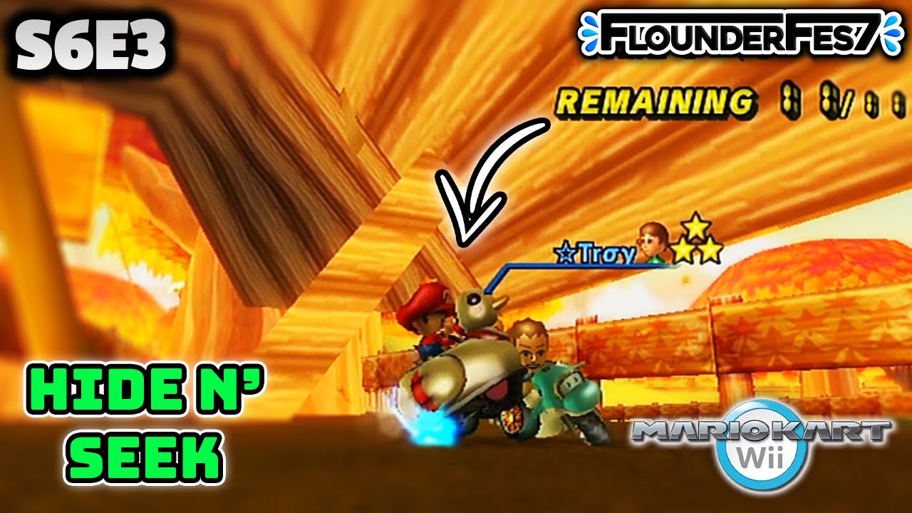 Mario Kart Wii Hide n Seek — это ДИКИЙ