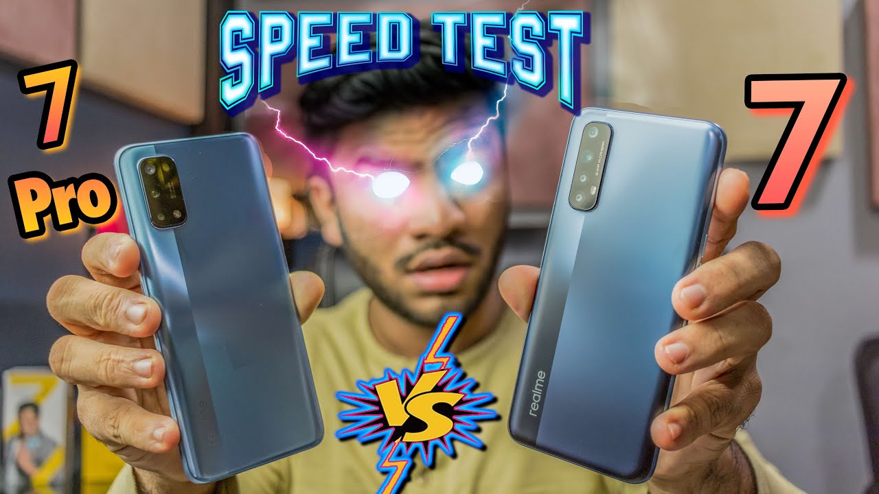 Realme 7 vs Realme 7 Pro Speed Test {Helio G95 vs SD 720G} - is it Really a PRO over 7??