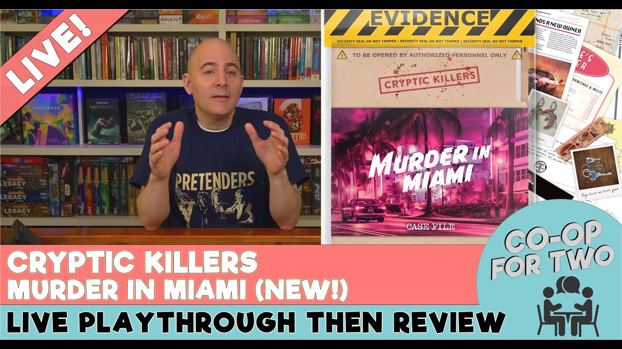Cryptic Killers: Murder In Miami - Live playthrough then review