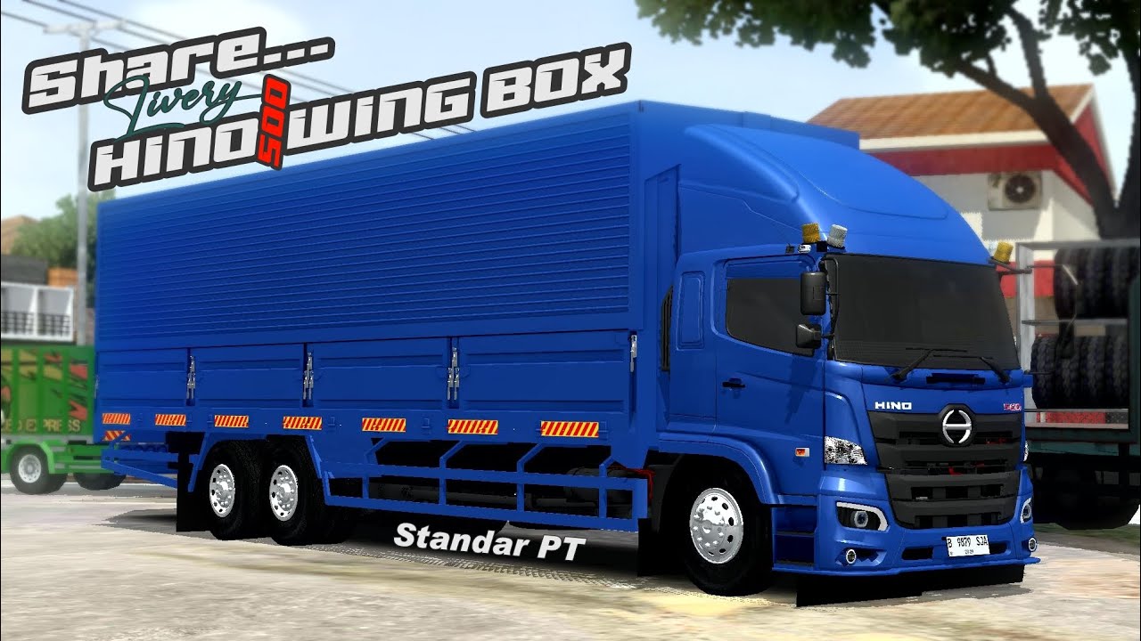 SHARE LIVERY HINO 500 WING BOX SJA OFFICIAL||FREE DOWNLOAD 