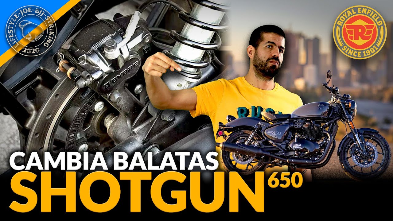 Cambia tus balatas Shotgun y Super Meteor 650cc Royal Enfield | Joe NMF