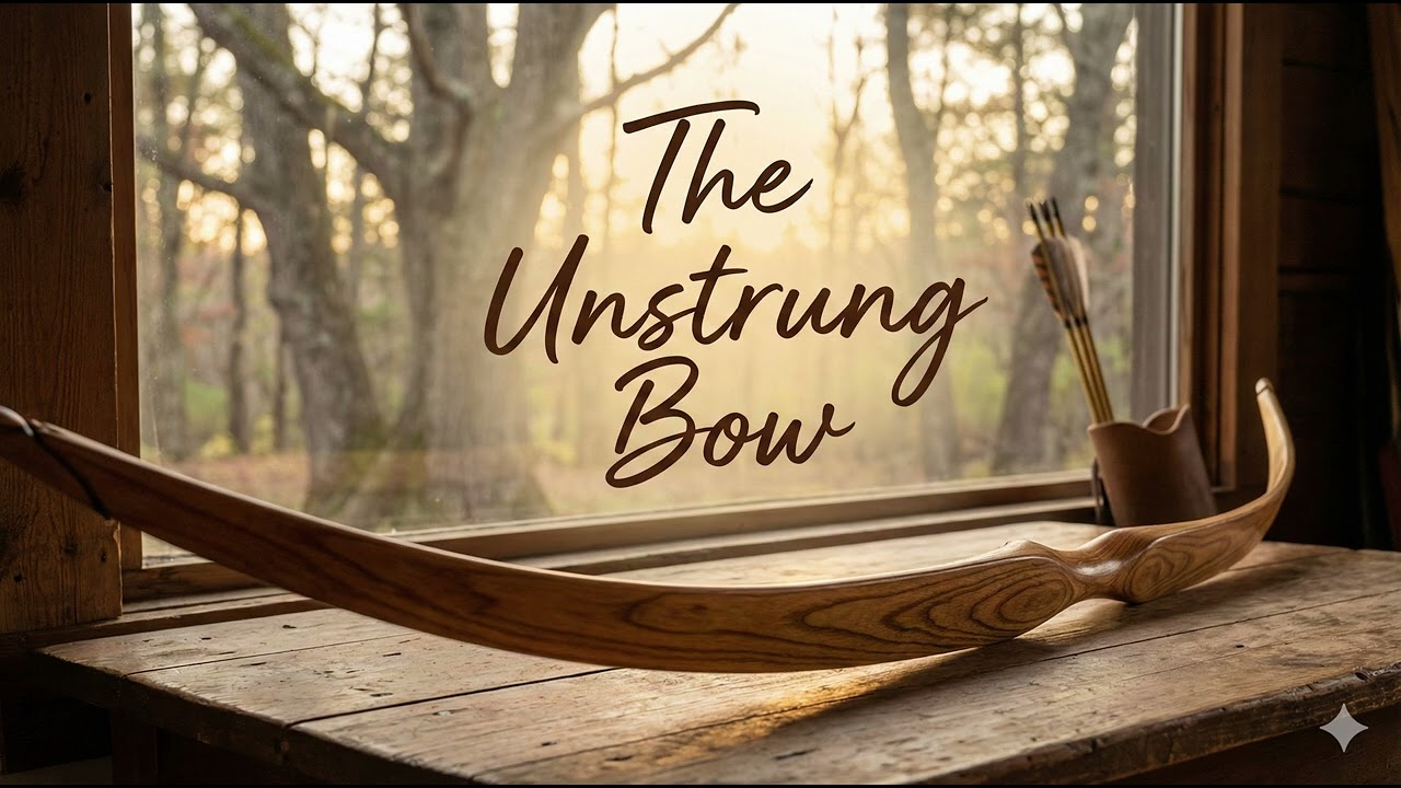 The Unstrung Bow – A Fibrous Acoustic Song of Elastic Release