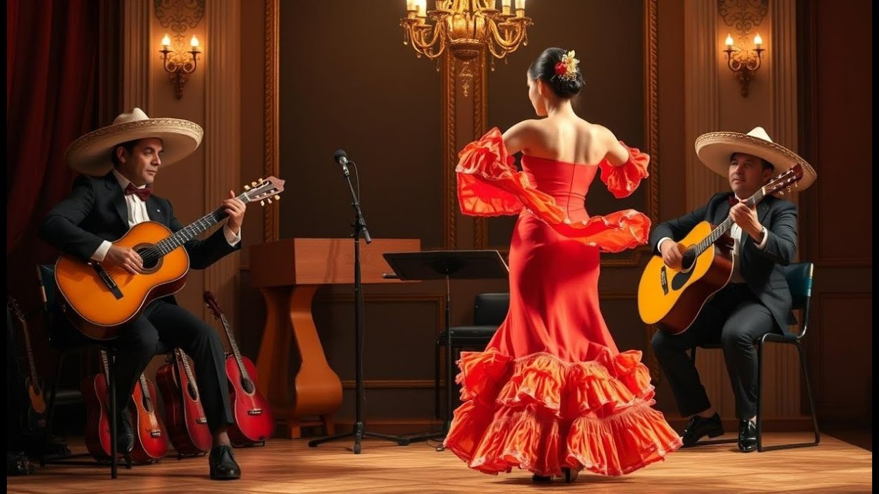 Heavy Intense Spanish Flamenco Dancing Music Uplift Latin Fast Upbeat
