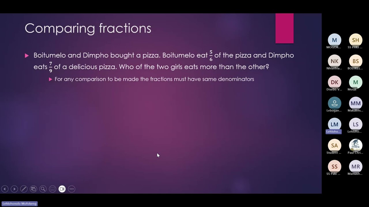 Gr 8  Lesson 7   16032026 Math   Common Fractions