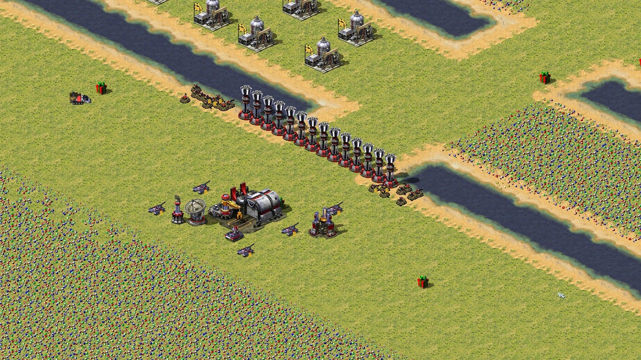 Red Alert 2 | Yuri's Revenge | 7 vs 1 - Extreme AI beta -land of god map