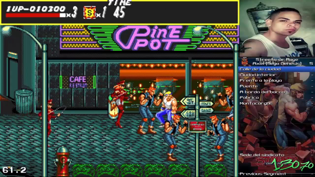 Streets of rage - Speedrun - Axel (Easy) 29:06/28:59