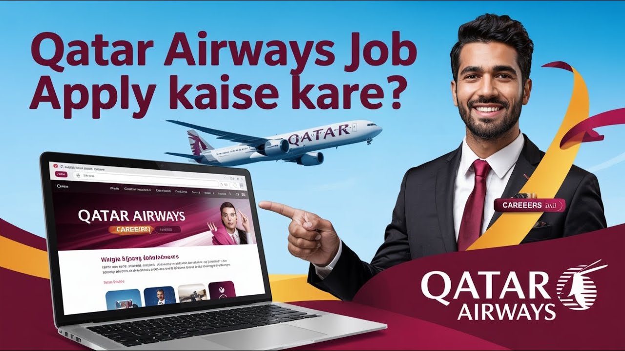 Qatar Airways Job Apply Ka Complete Tarika | Step by Step Guide | 2025 Urdu/Hindi aply Qatar Airways