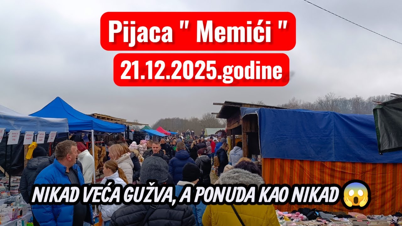 Ludilo na pijaci u Memićima! Dijaspora promijenila sve 👀