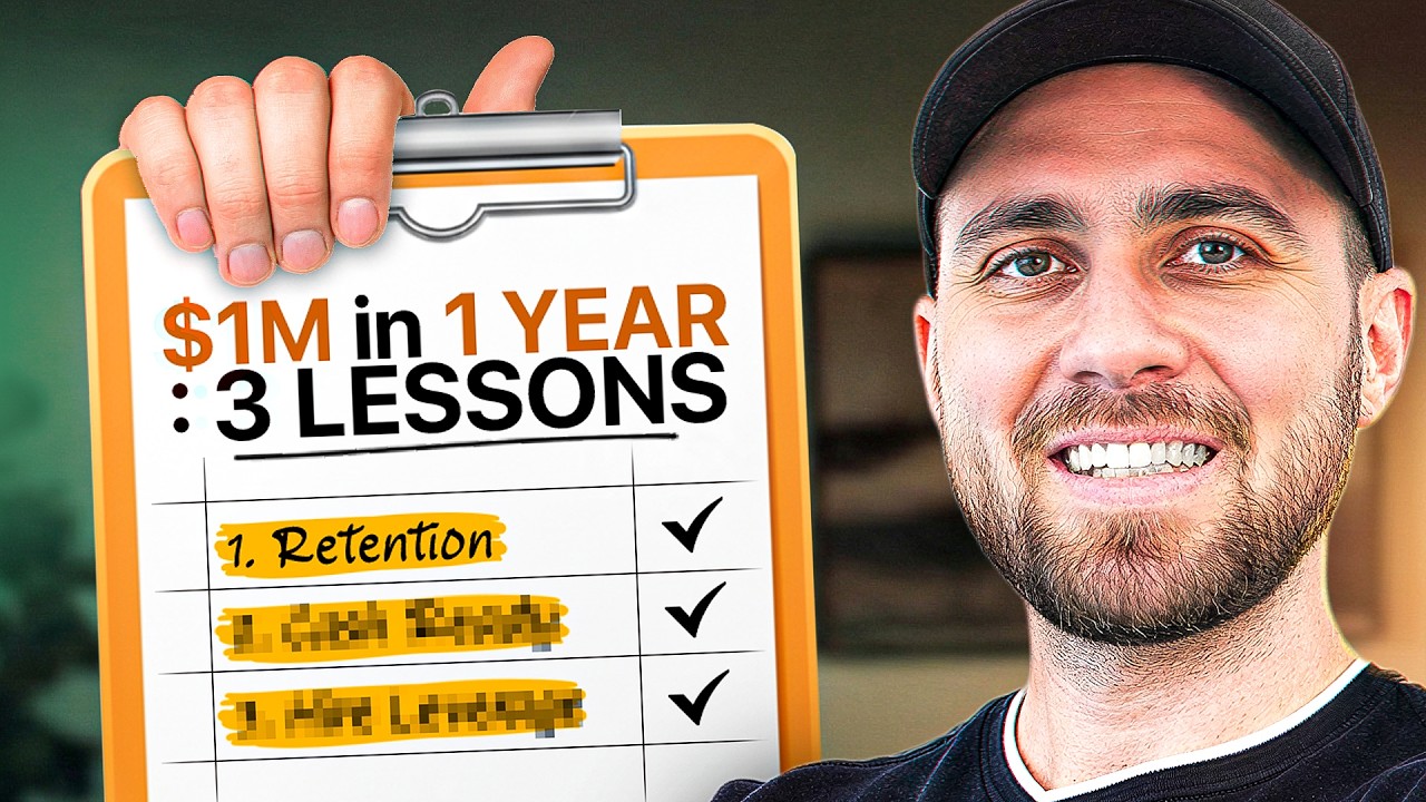 I Made a $1 Million Dollars Last Year, Here are the Three Lessons I Learned