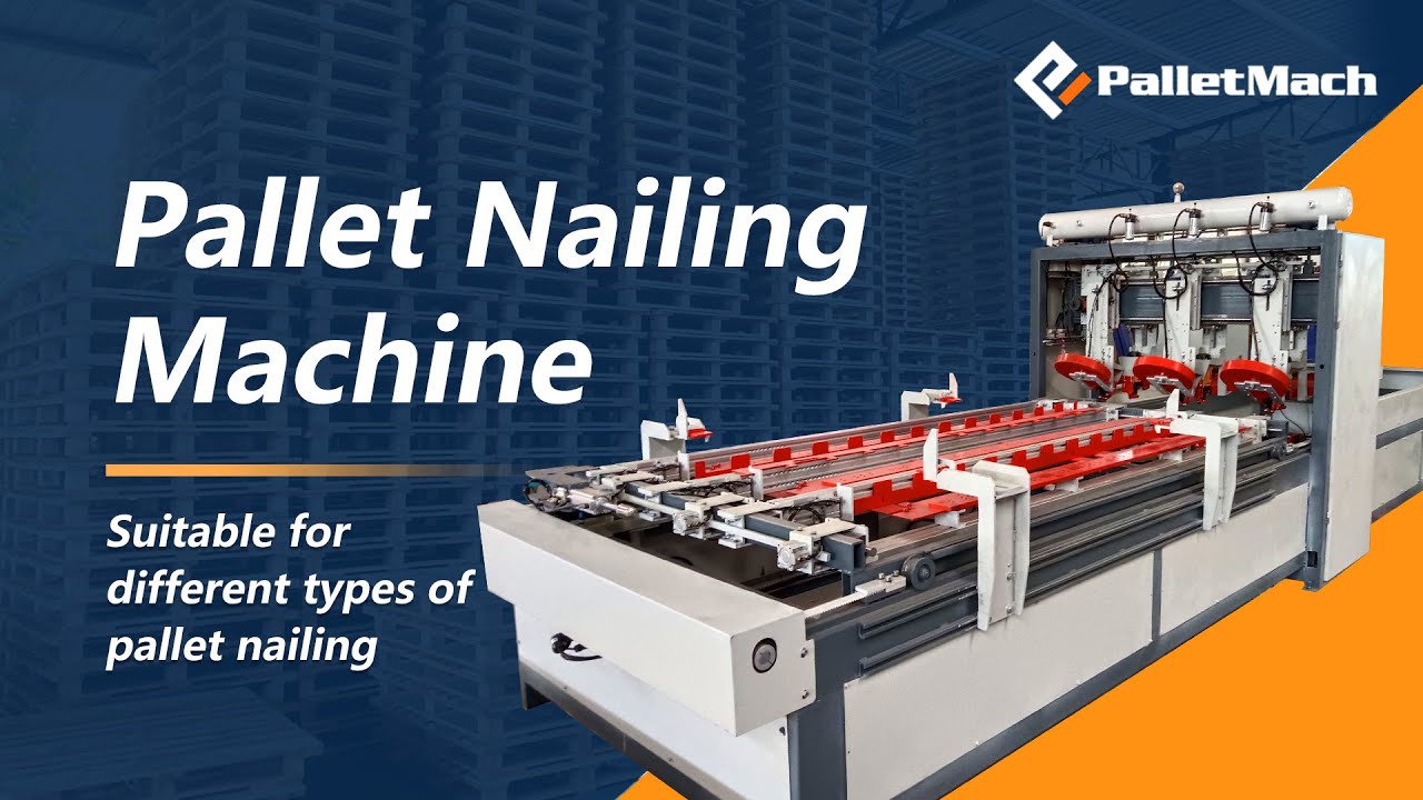 PalletMach Semi-automatic Wood Pallet Nailing Making Machine