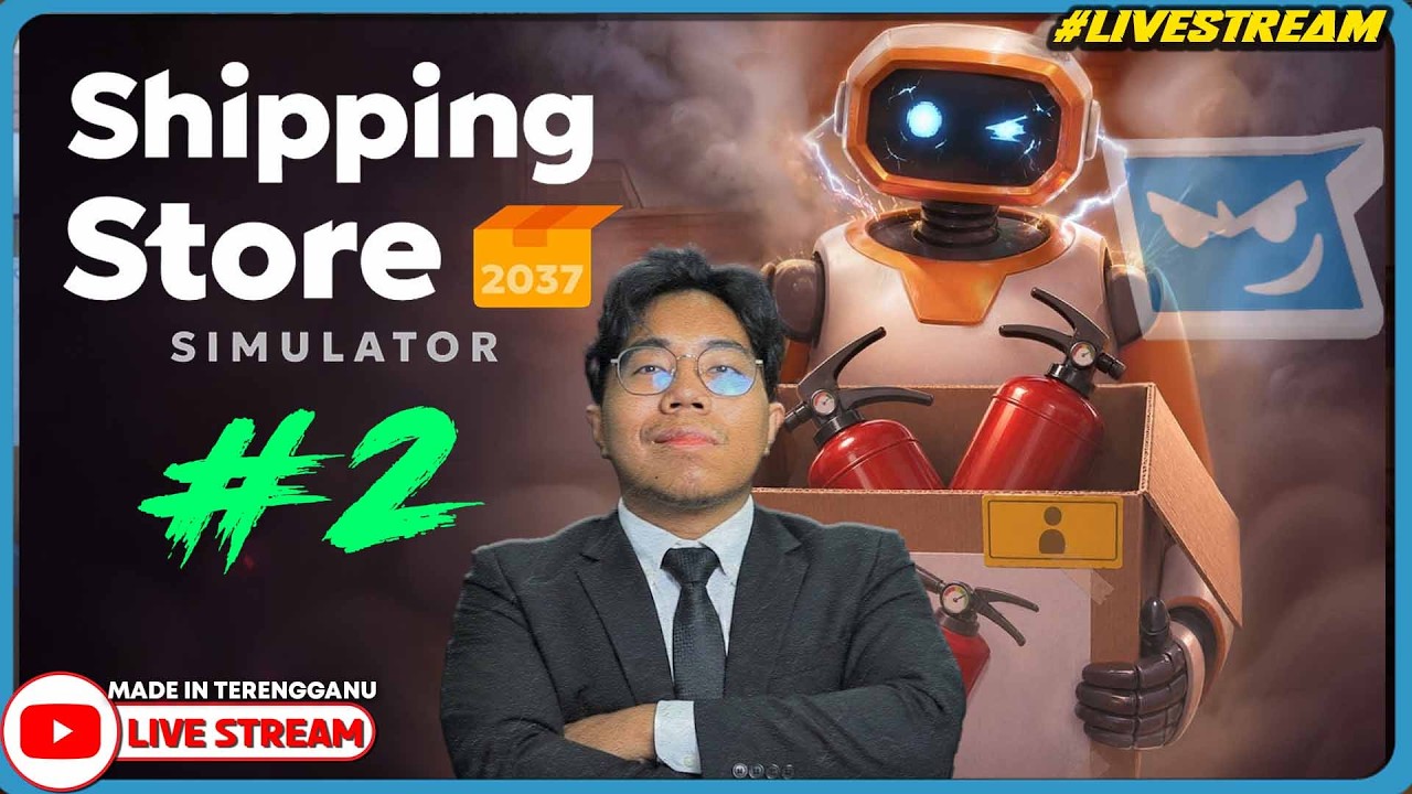 📦 ADA YANG CUBA JATUHKAN BISNES CEO RO?! ||🔴 Shipping Store Simulator 2037 #2 (Malaysia) #Livestream