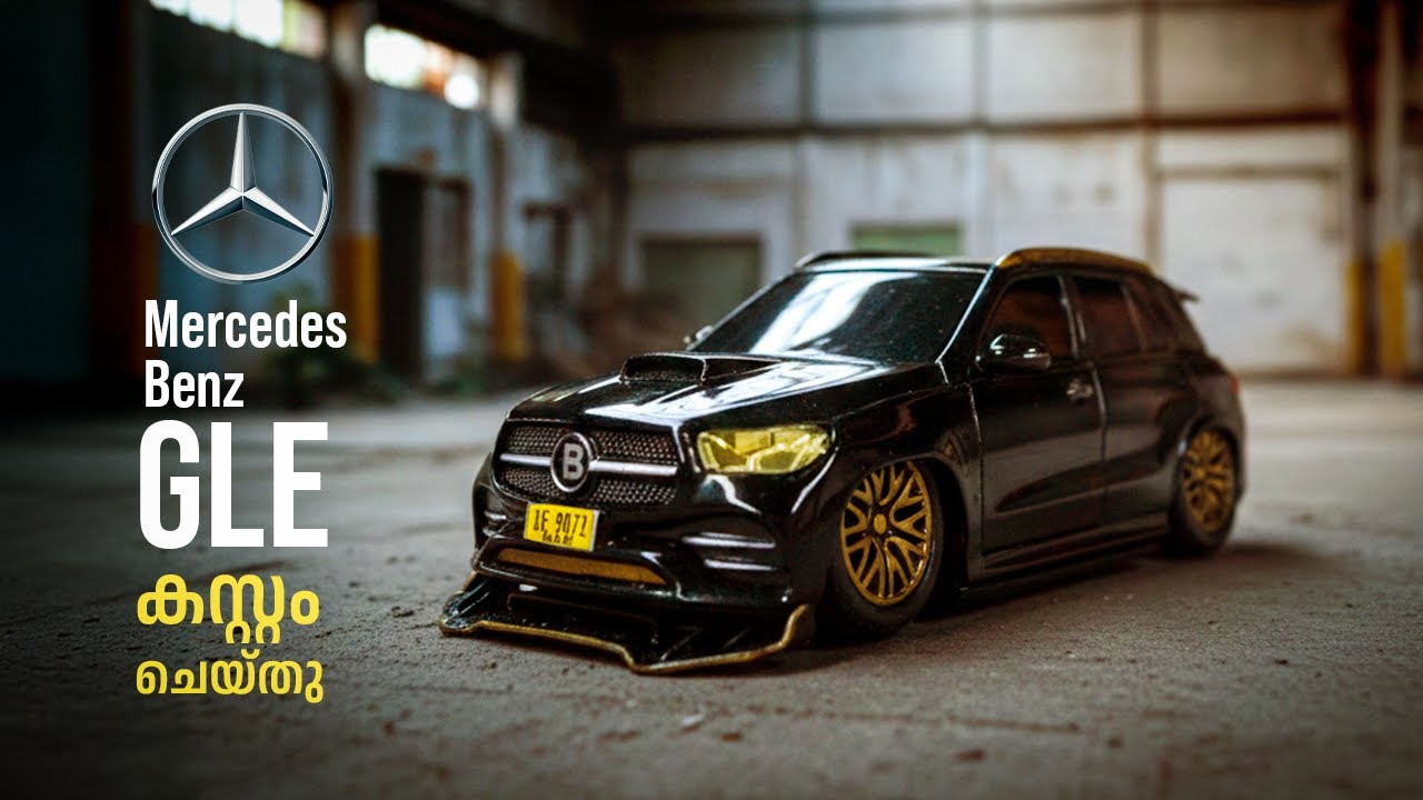 1/36 Mercedes-Benz GLE modification🔥. #garagemaking #carmodification #rccar #diecast #hotwheelcars 