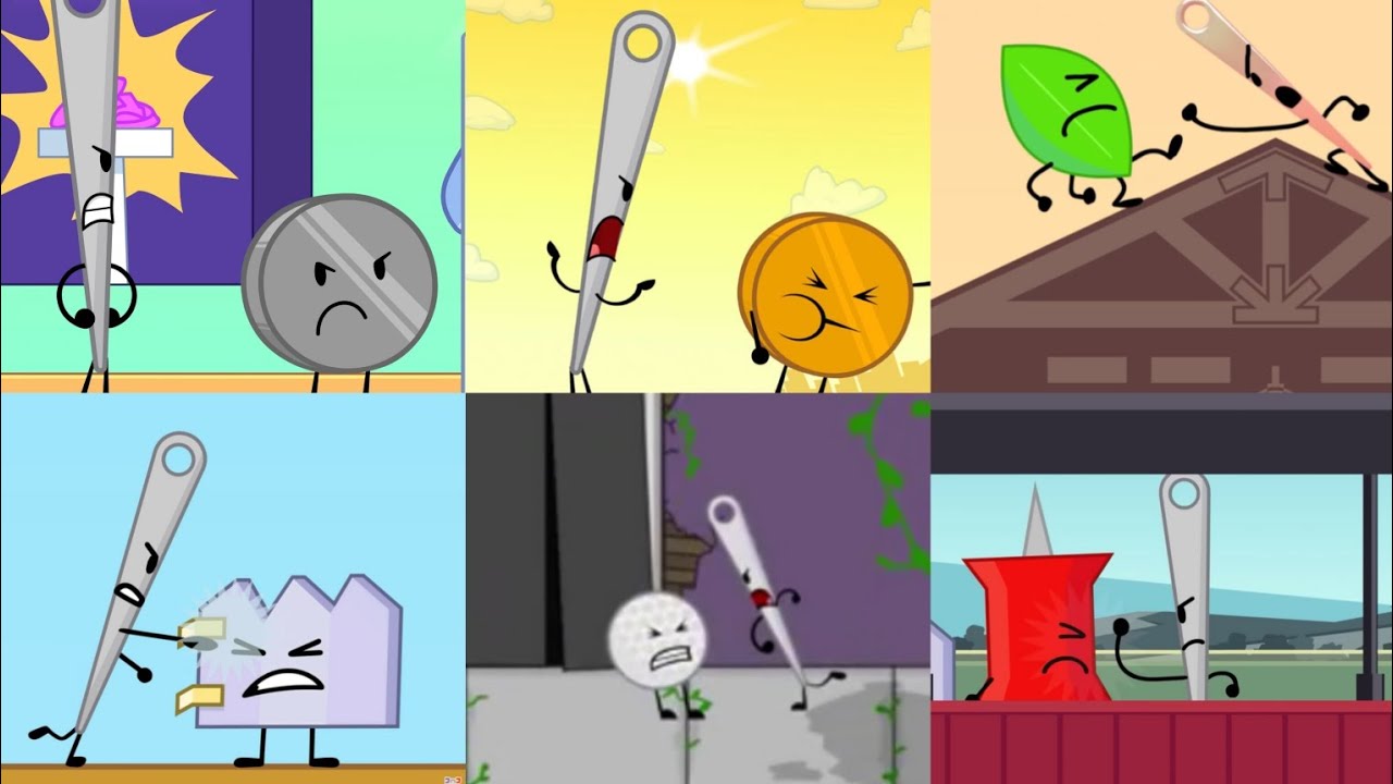 BFDI Needle Slapping Compilation.