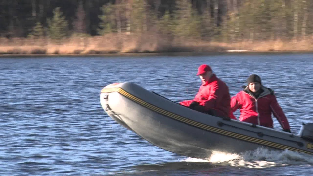 Скоростной тест надувной моторной лодки "Норвик 360"