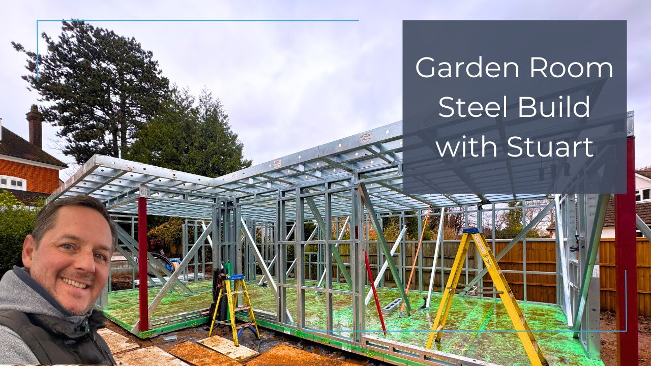 Building a Garden Room in the Winter | Fast Steel Frame Construction