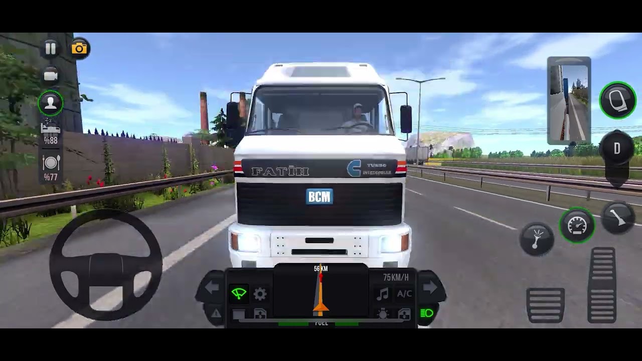 Truck Sumilator “UNLOADING CARGO”