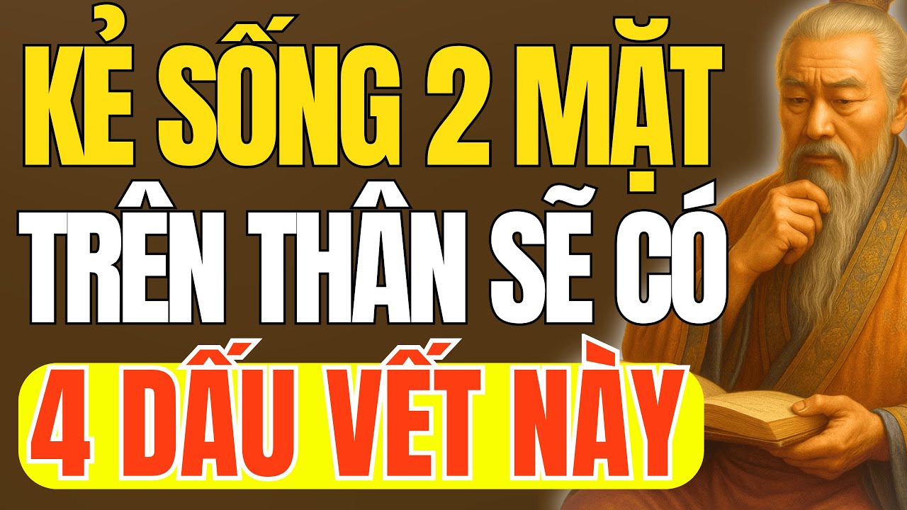 Cổ Nhân Dạy – Kẻ Sống Hai Mặt Trên Thân Luôn Có 4 Dấu Vết Này | Triết Lý Cuộc Sống