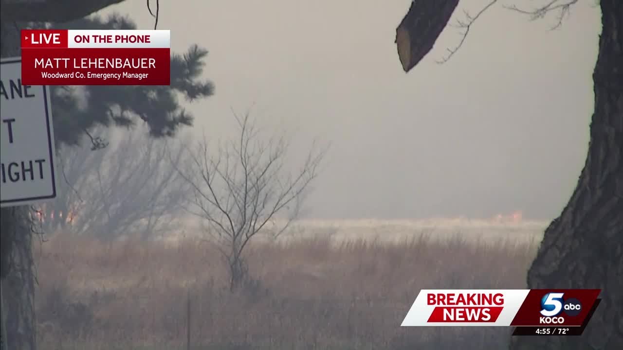 Woodward County emergency manager gives update on wildfire, evacuations