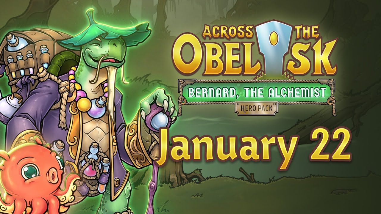 Across the Obelisk - New Hero Pack | Bernard the Alchemist | OUT NOW!