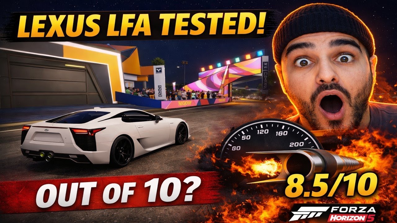 Tested the Lexus LFA in Forza Horizon 5 | Rating It Out of 10