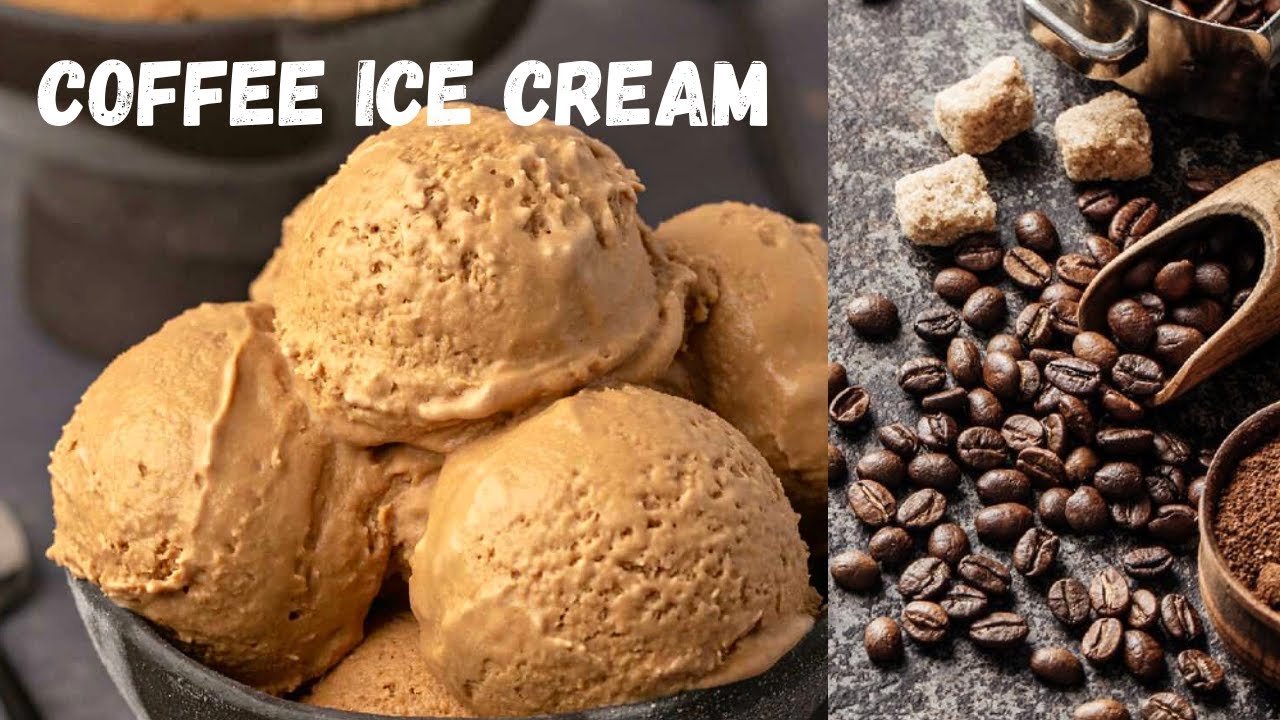 Homemade Coffee Ice Cream Recipe | 4 Ingredient Coffee Ice Cream Recipe