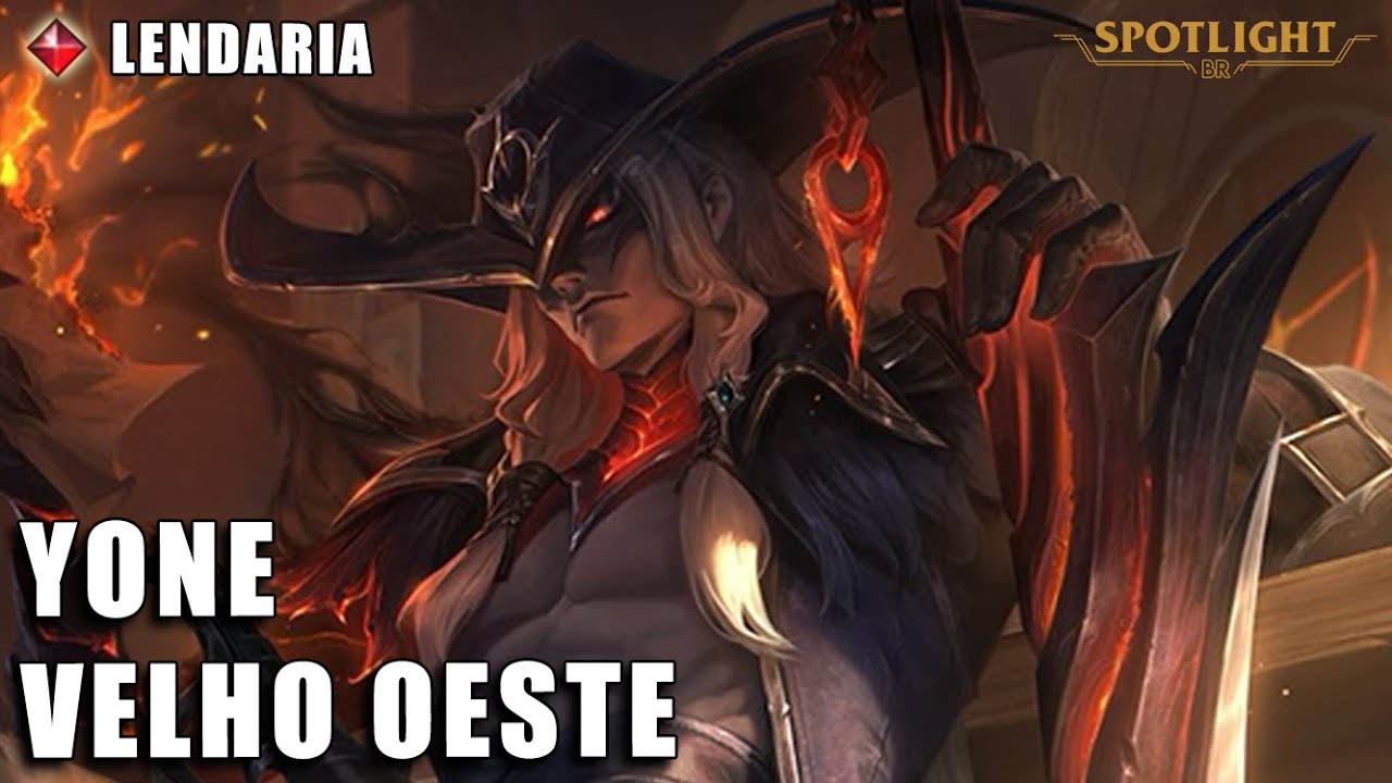 Yone Velho Oeste - LENDARIA - Skin Spotlight (Completo)