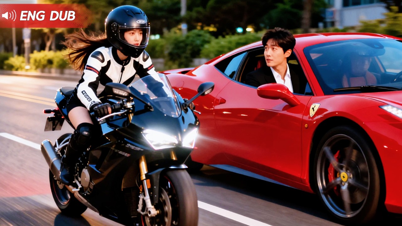 A Poor Biker Girl Blows Past the CEO’s Supercar—And Instantly Steals His Heart! 🏍️❤️