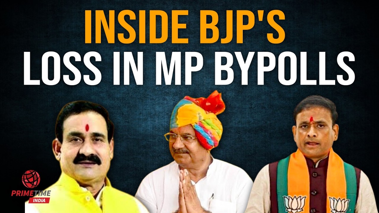 Analysing BJP's loss in Datia bypolls in Madhya Pradesh | PrimeTime India