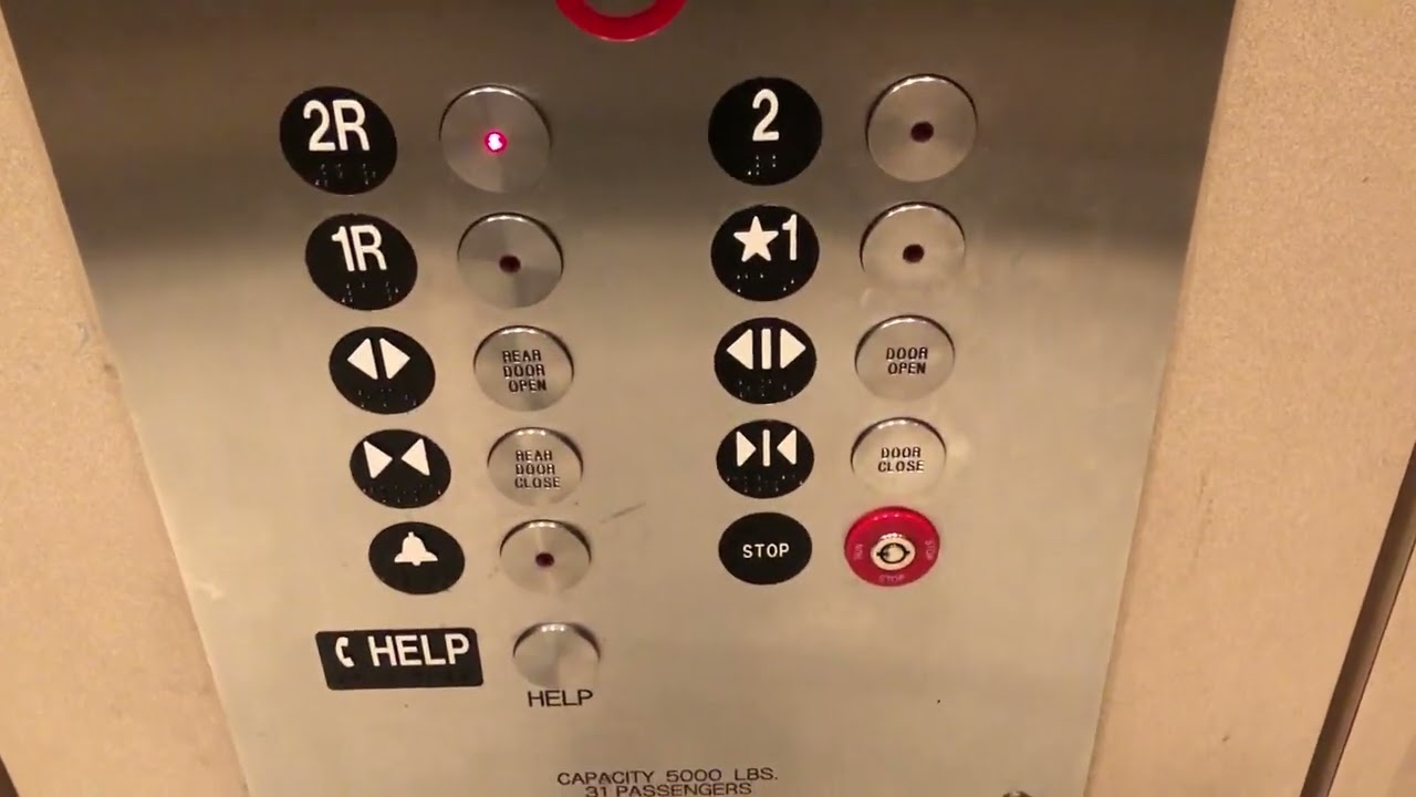 Schindler Mod. by Mitsubishi Hydraulic Elevators at Target in Westgate Center in San Jose, CA