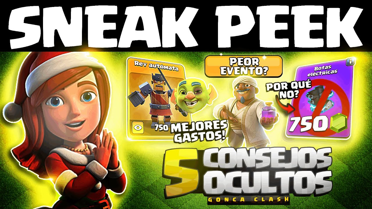 🚨 SNEAK PEEK EXTRA: NO GASTES GEMAS (A&Uacute;N): GU&Iacute;A EVENTO del MERCADER | Clash of Clans