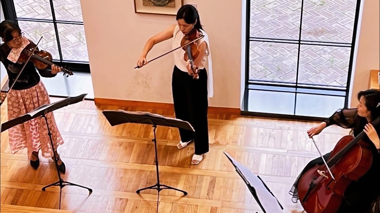 Paul de Wailly 6 pieces no. 4 Romance for two violins and cello (Encore) Live Concert