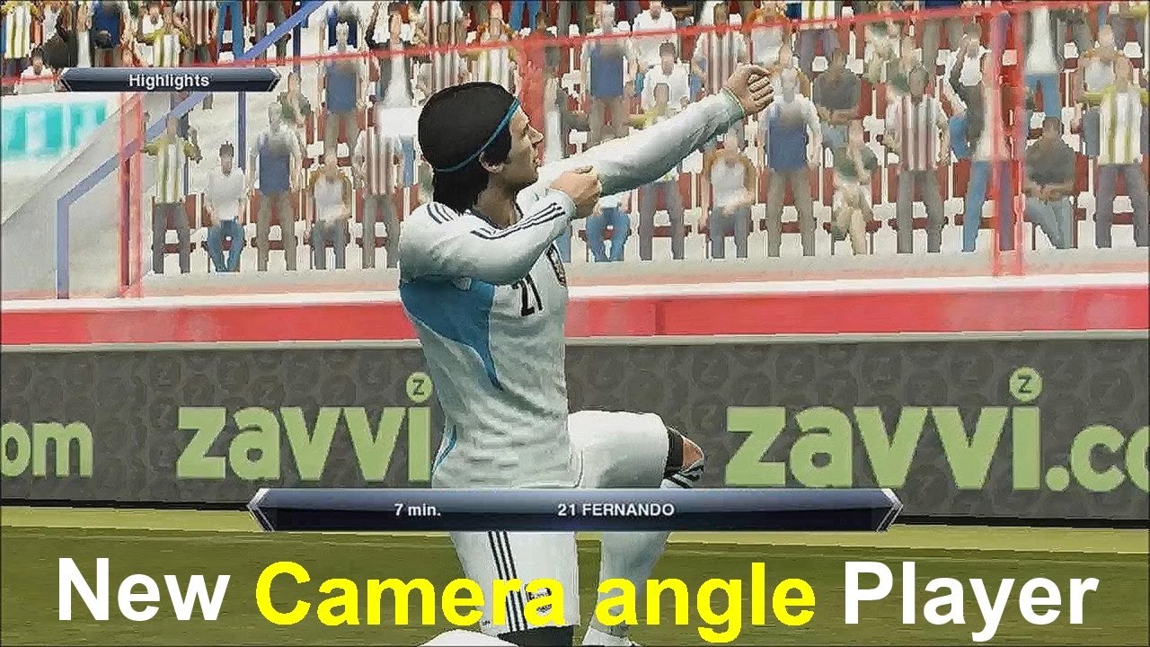 PES 2013: Camera Player ( new angle )